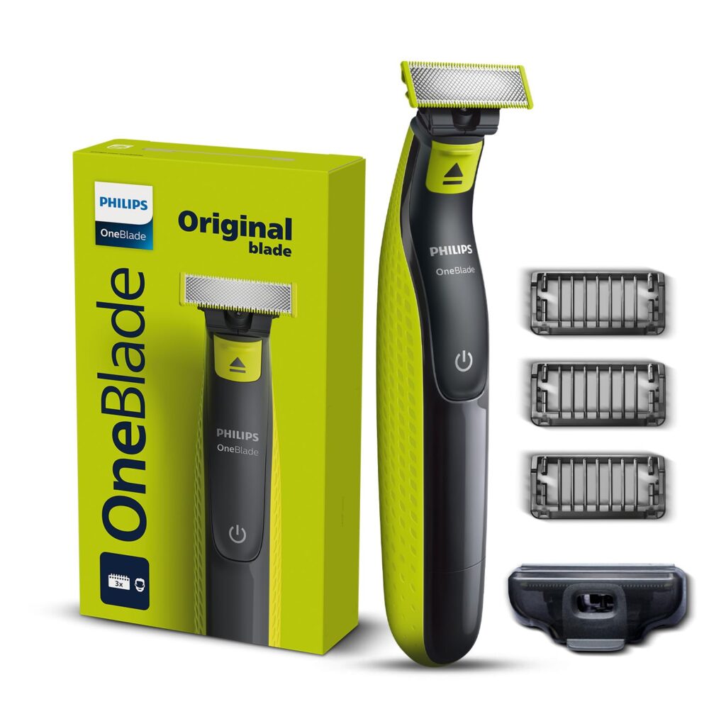 Philips OneBlade Turbo2X Hybrid Trim, Edge, Shave | Perfected for Skin Comfort